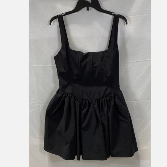 Zara Women Black Corset Peplum Tunic/Mini dress L NWT - Picture 2 of 10